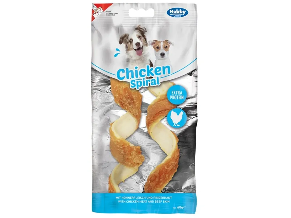 Vysoce Kvalitní Nobby Classic Chicken Spiral kuřecí spirálky 60g