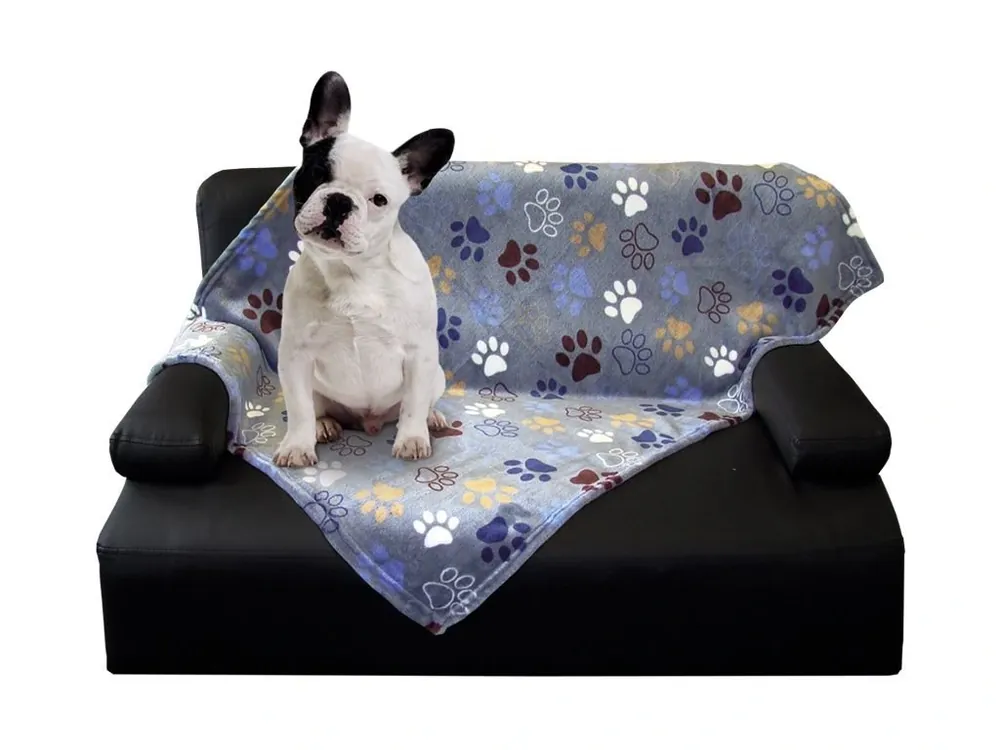 Levný Nobby Classic LISSI flísová deka tmavě šedá 75x100cm