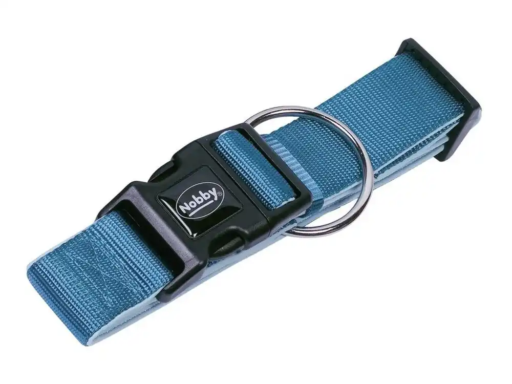 Originální Nobby CLASSIC PRENO extra široký obojek neoprén světle modrá XL 55-70cm