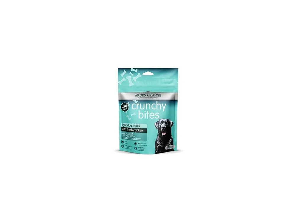 Výprodej Pamlsek pro psy Arden Grange Crunchy Bites Light with fresh Chick., 225 g