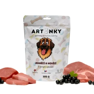Pamlsek pro psy ARTINKY Jehněčí & Hovězí s černým rybízem, 300 g Must-Have