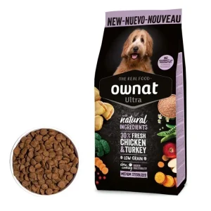 OWNAT ULTRA DOG Medium Sterilized 12kg Akce