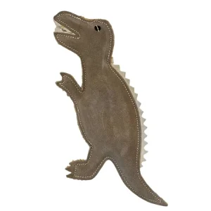 Speciální Cena PafDog Dinosaurus Gerry Hračka pro psy z kůže a juty 30cm