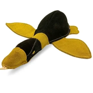 PafDog Kachna Doris Hračka pro psy z kůže a juty 30cm Horká Nabídka