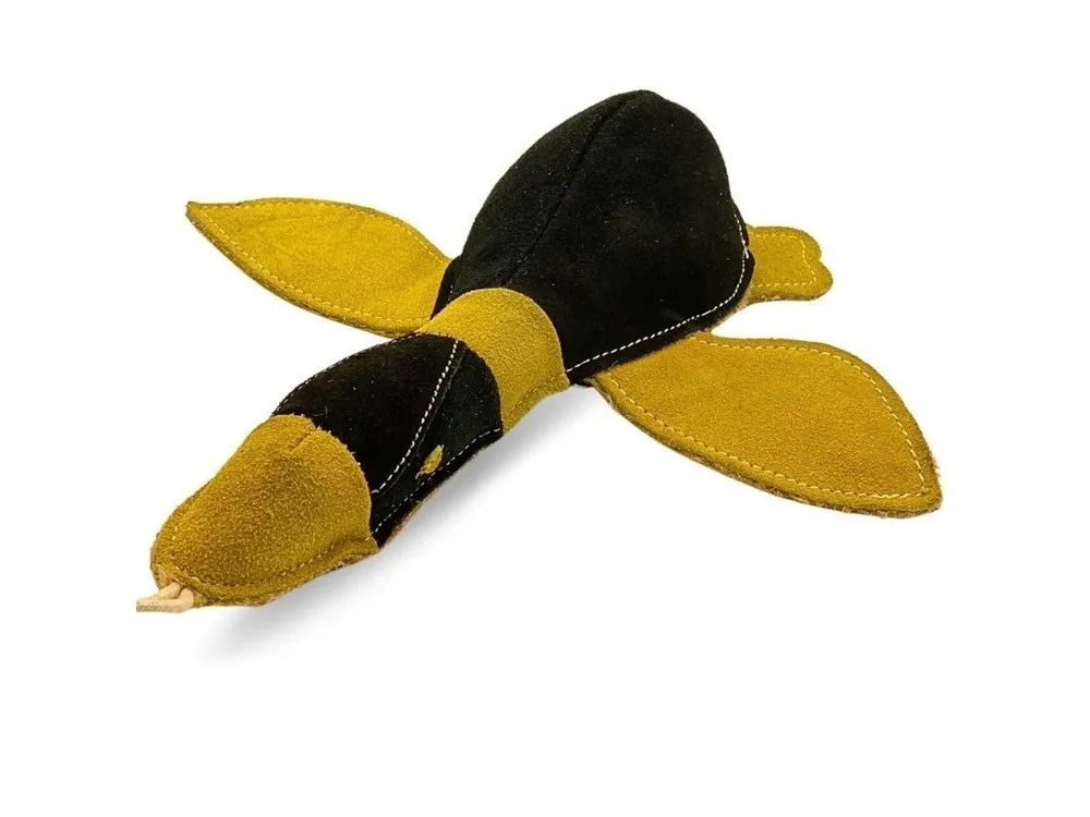 PafDog Kachna Doris Hračka pro psy z kůže a juty 30cm Horká Nabídka