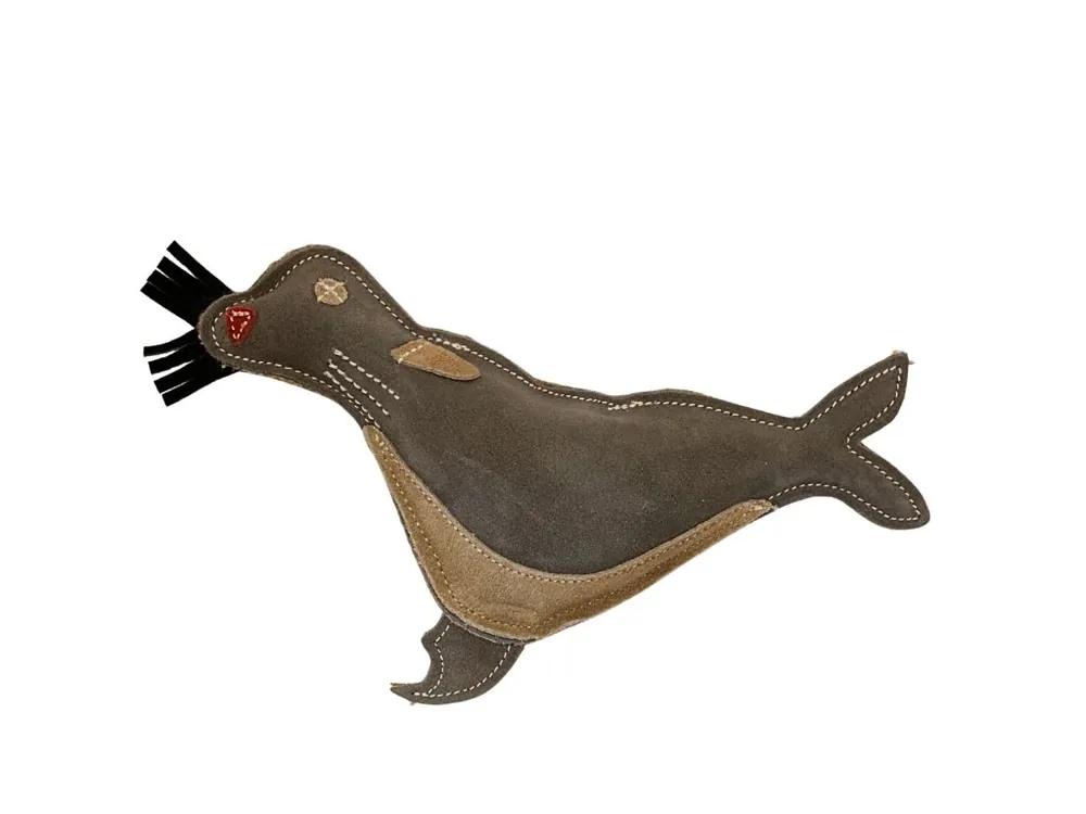 Jen Po Omezenou Doba PafDog Lachtan Gavin Hračka pro psy z kůže a juty 31cm