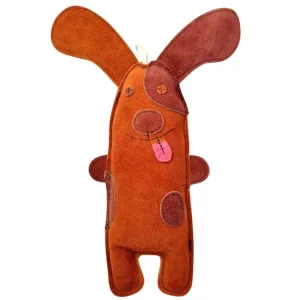 PafDog Pejsek Willy Hračka pro psy z kůže a juty 32cm Originální
