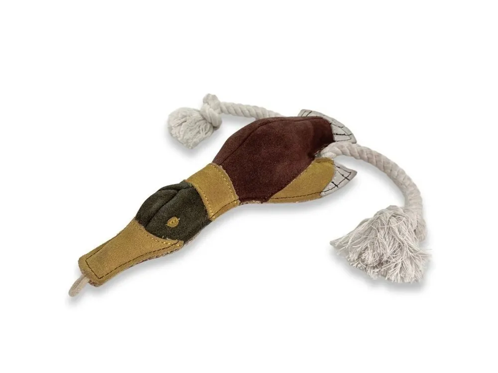 PafDog® Kačer Larry z kůže a juty 45cm Nejlepší Volba