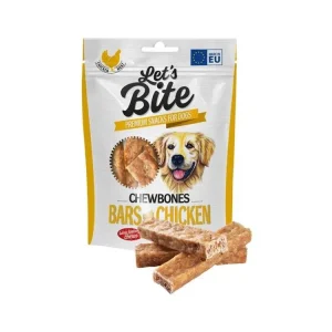 Pamlsek pro psy Brit DOG Let’s Bite Chewbones. Bars with Chicken, 175 g Výprodej