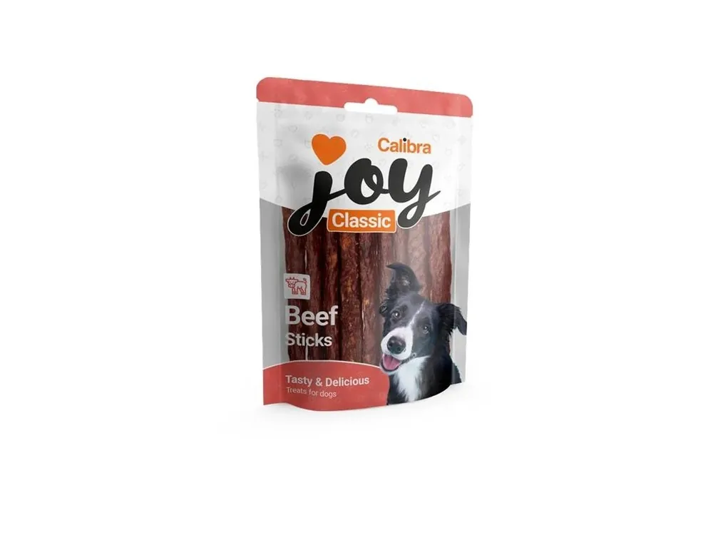 Značkový Pamlsek pro psy Calibra Joy Dog Snack Classic Beef Sticks, 250 g