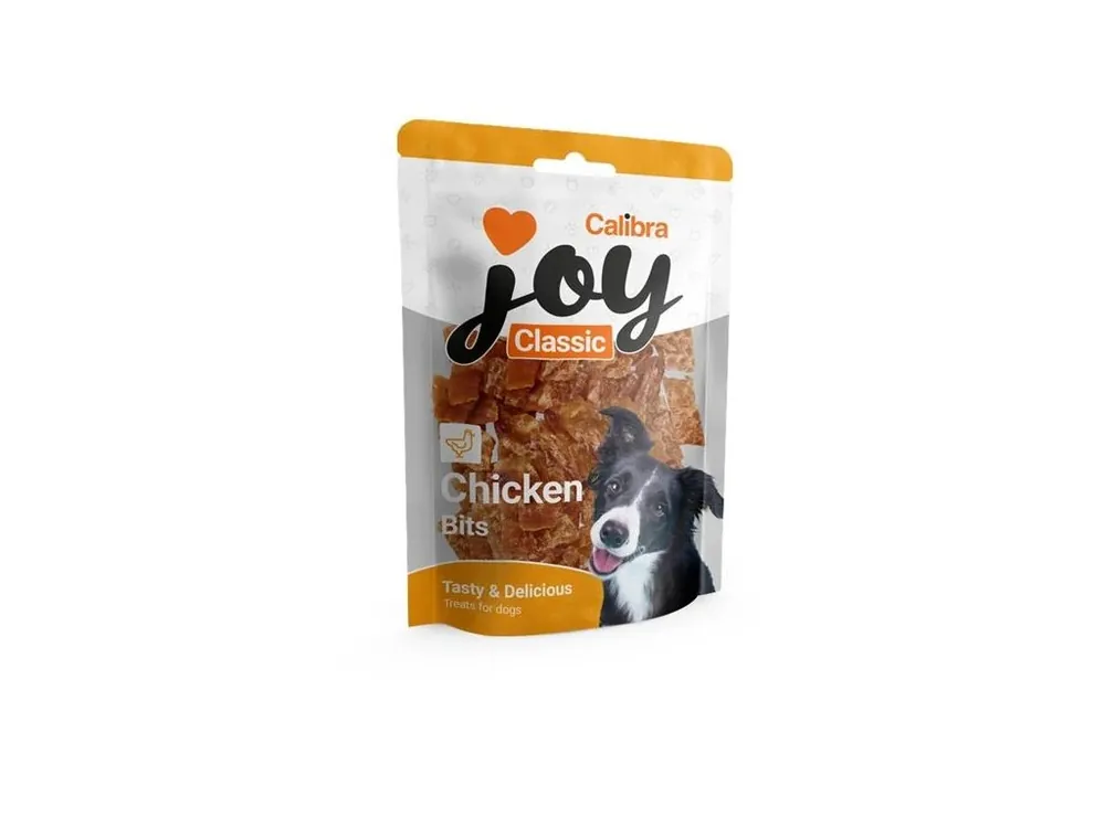 Pamlsek pro psy Calibra Joy Dog Snack Classic Chicken Bits, 80 g Nová Kolekce