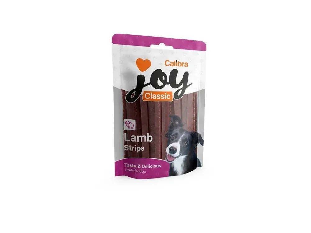 Pamlsek pro psy Calibra Joy Dog Snack Classic Lamb Strips, 250 g Sezónní Sleva
