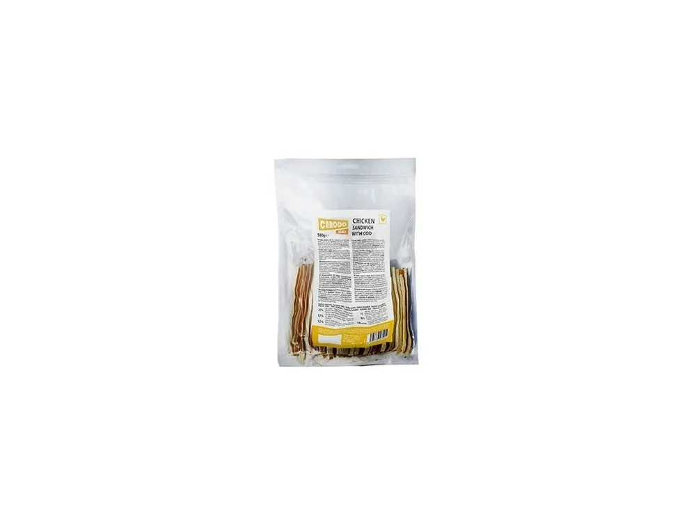 Pamlsek pro psy CARODO Dog Kuřecí sendvič s treskou, 500 g Nakupujte Hned