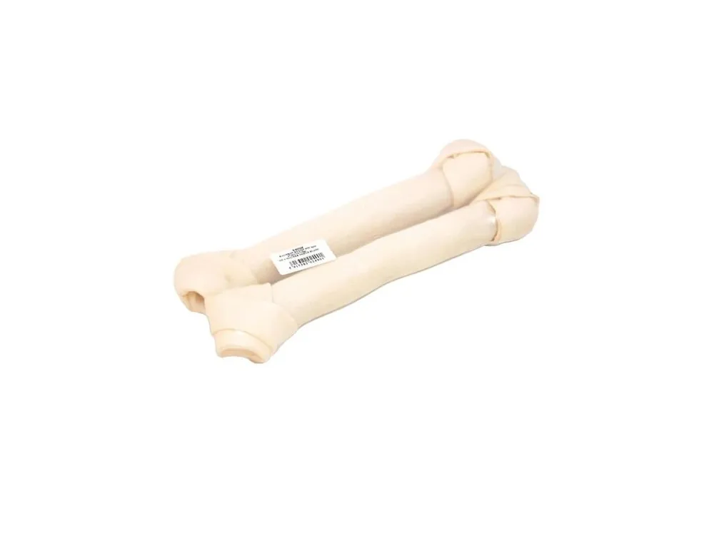 Pamlsek pro psy Duvo+ bůvolí uzel bílý, 27cm, 2 ks Ověřený