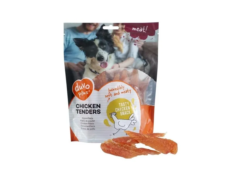 Speciální Cena Pamlsek pro psy Duvo+ dog Meat! Chicken tenders, 400 g