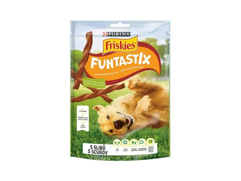 Jen Po Omezenou Doba Pamlsek pro psy Friskies snack dog - Funtastix, 175 g