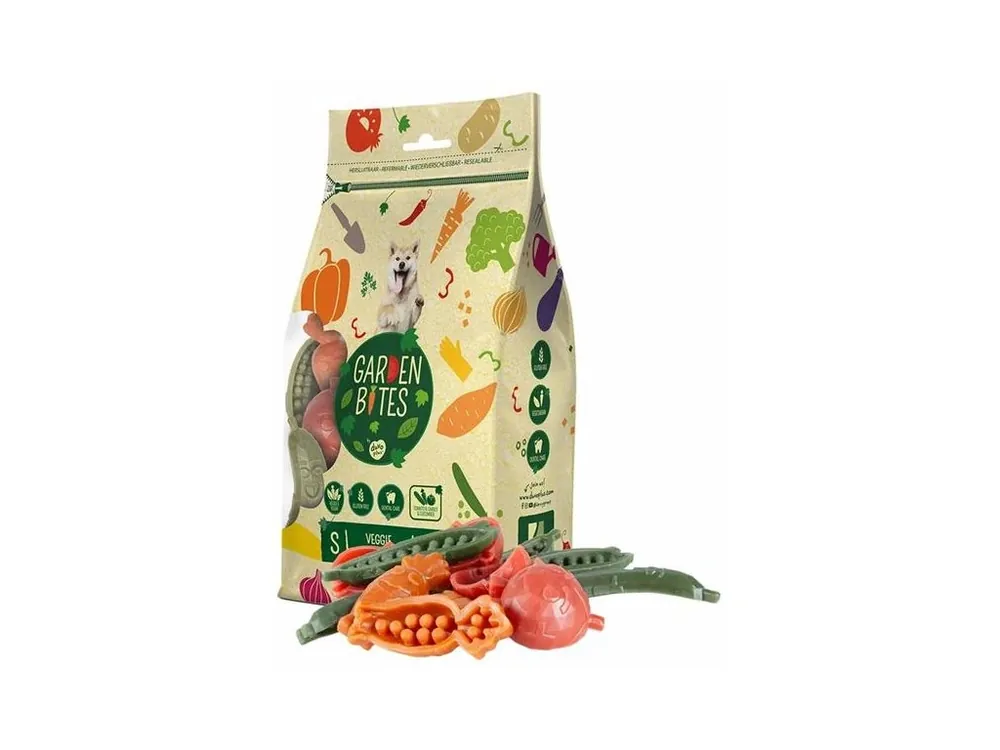 Hit Sezóny Pamlsek pro psy Garden Bites Veggie - Buddies S, 18 ks, 6 cm