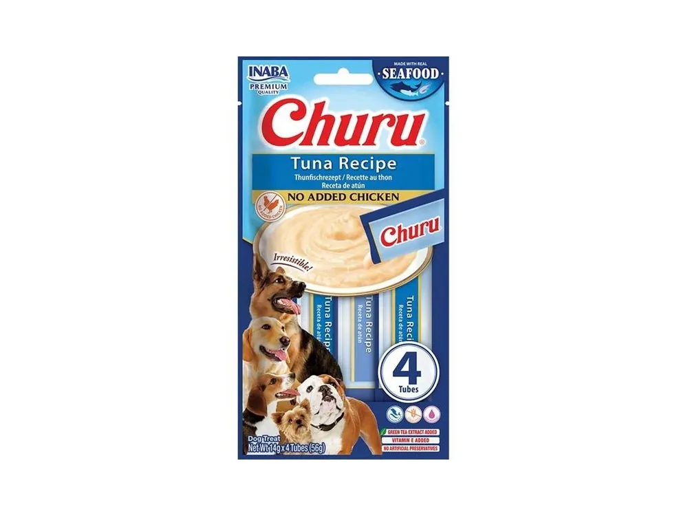 Pamlsek pro psy Inaba Churu dog snack tuňák, 4x14 g Cenový Hit