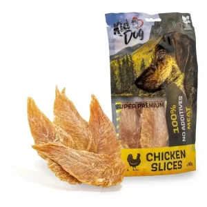 Víkendová Akce Pamlsek pro psy KIDDOG SUPER PREMIUM 100 % kuřecí prsa, sušené filety, 80 g