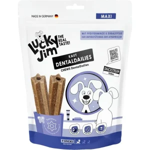 Pamlsek pro psy Lucky Jim DentalDailies Dentální tyčinky s mátou Maxi, 350 g Kup Teď