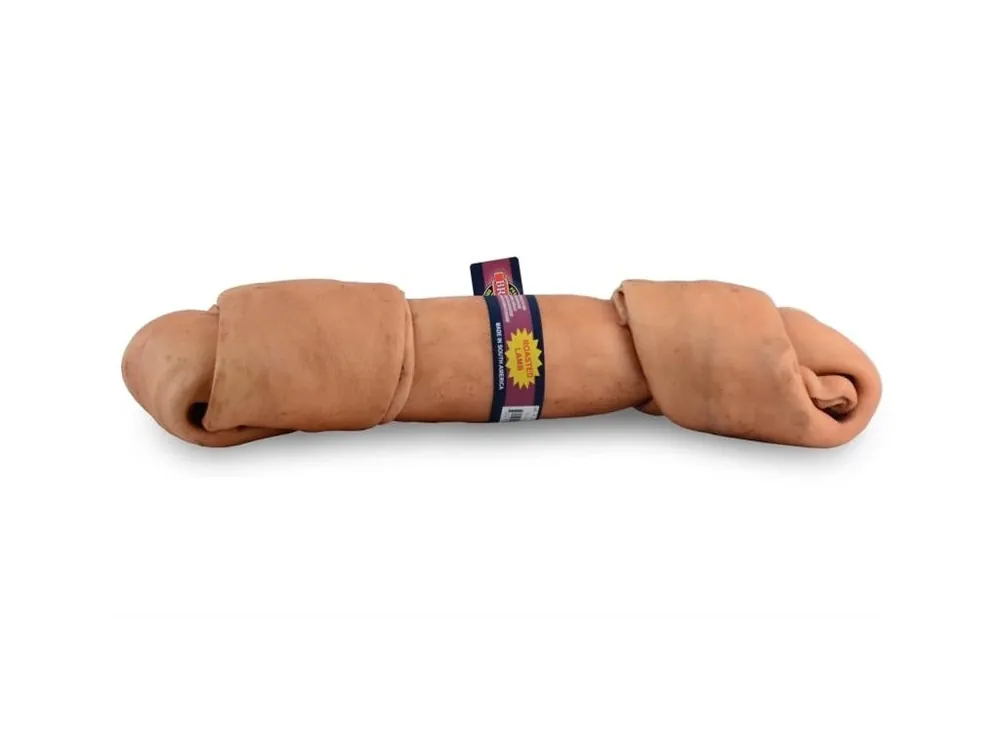Pamlsek pro psy PetsUp Buvolí uzel jehněčí, 18 cm Sleva
