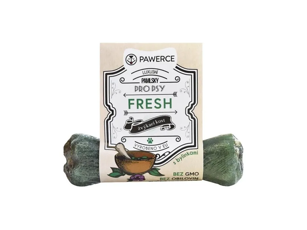 Pawerce žvýkací kost plněná FRESH 10cm Akční Nabídka