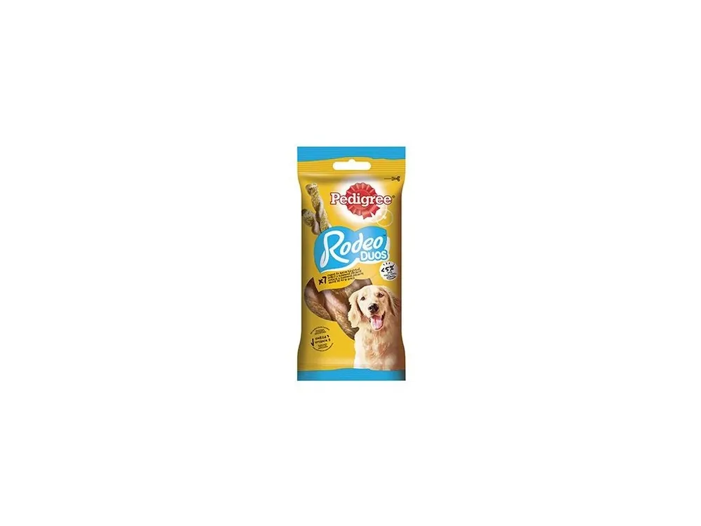 Značkový Pedigree poch.Rodeo Duos Strips Chicken&Bacon 7ks/123g
