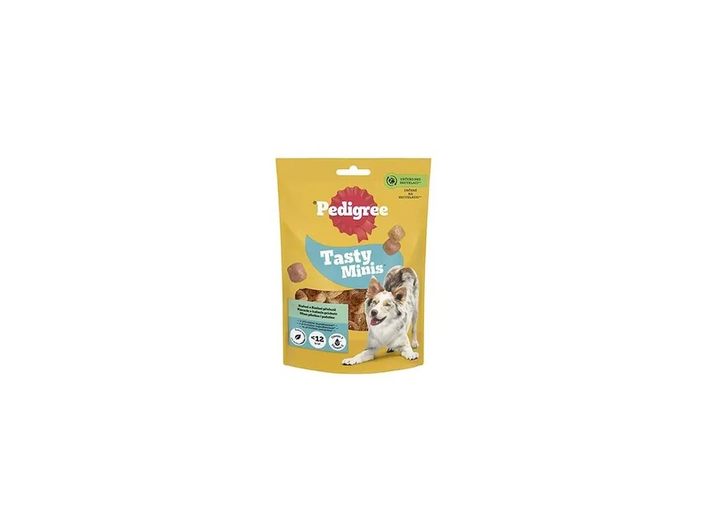 Super Cena Pedigree poch.Tasty Minis Chewy Cubes Chicken&Duck130g