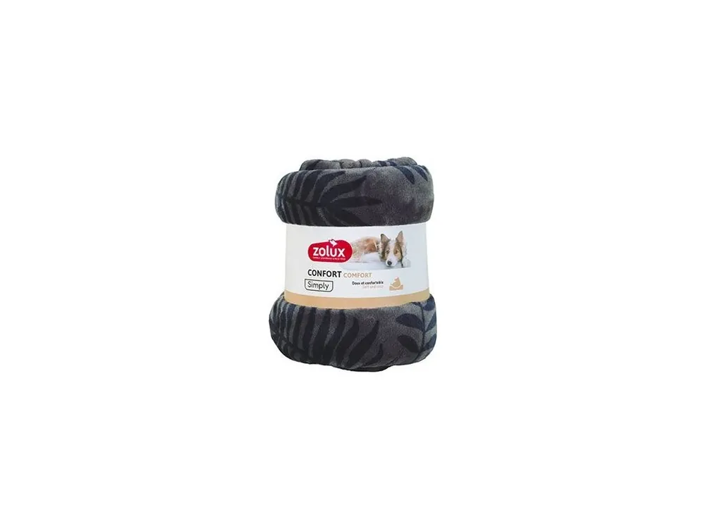 Pelech deka COCOON 200x150cm antracit se vzorem Zolux Autentický