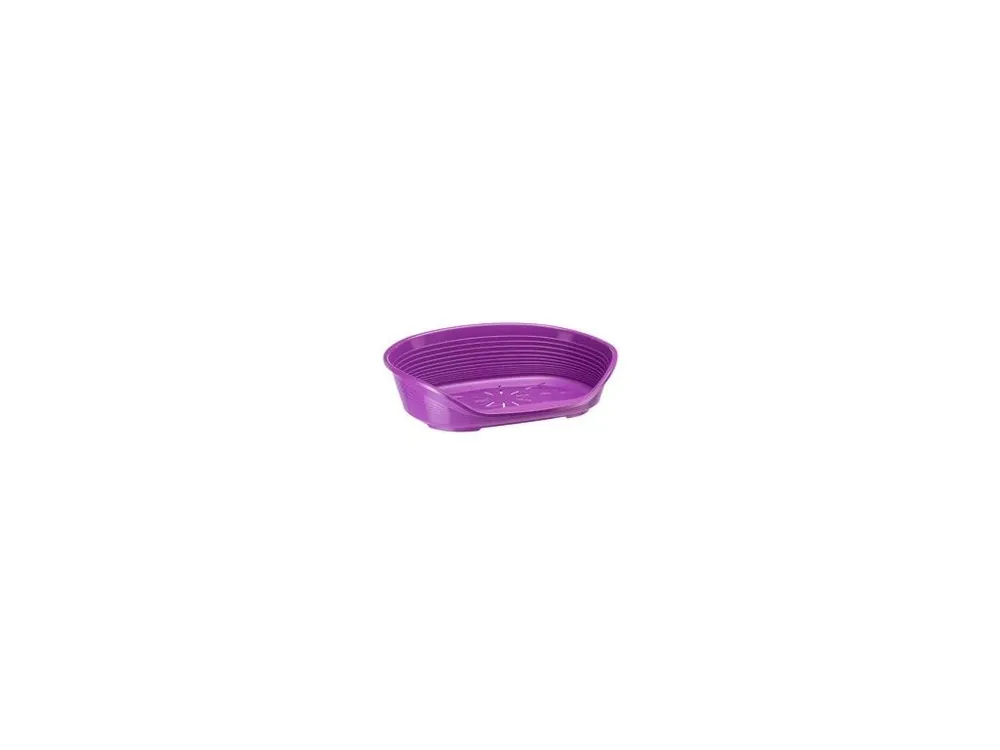 Vysoce Kvalitní Pelech plast SIESTA DLX 8 fialový 82x59,5x25cm FP
