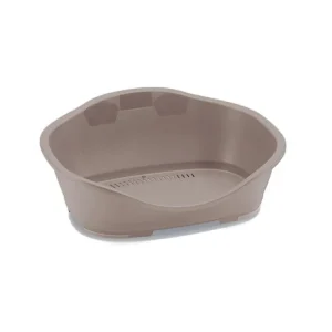 Sleva Pelíšek plast 5 světle hnědá 96 x 68 x 37,5 cm