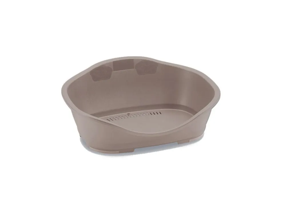Sezónní Sleva Pelíšek plast 6 světle hnědá 118 x 80 x 39,5 cm