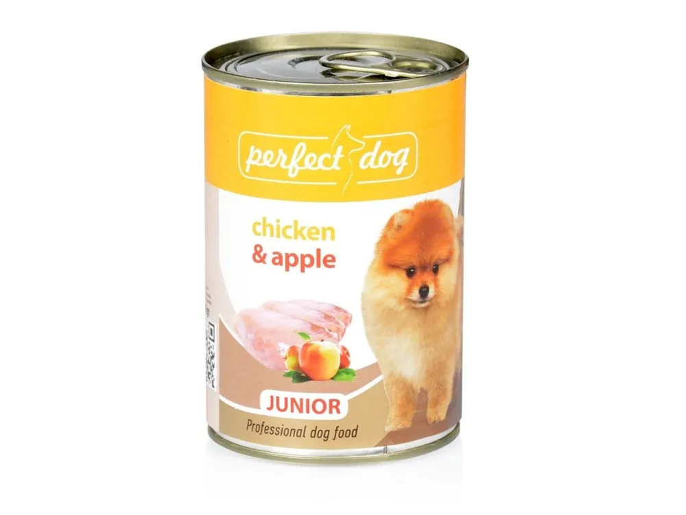 Perfect Dog Junior Chicken&Apple(kuře&jablka) 400g Cenově Výhodný