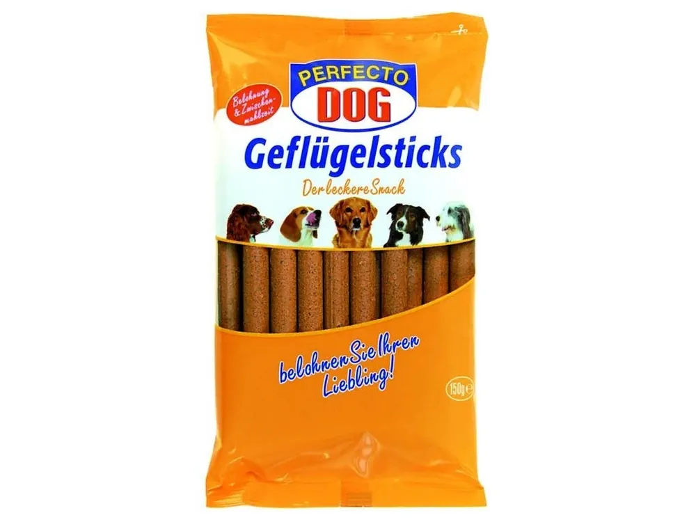 Perfecto Dog tyčinky drůbeží 150g Expresní Doručení