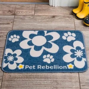 PET REBELLION Dinner Mate Flowers Blue Kobereček pod misku 40x60cm Bezpečná Platba