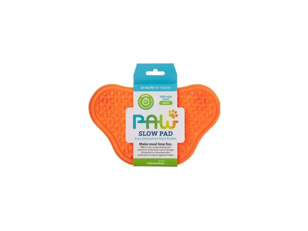 PetDreamHouse lízací podložka Paw Lick Pad – oranžová Must-Have