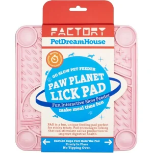 PetDreamHouse lízací podložka Paw Planet Lick Pad – světle růžová Oblíbený