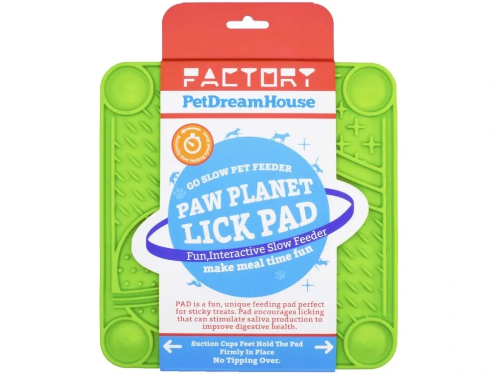 Cenová Bomba PetDreamHouse lízací podložka Paw Planet Lick Pad – zelená