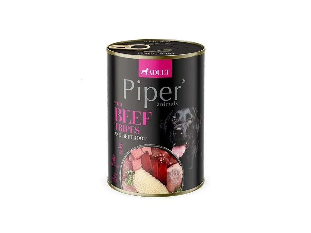 Značkový PIPER S HOVĚZÍMI DRŠŤKAMI 400 g