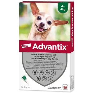 Cenový Hit Pipeta Advantix Spot-on 1x0,4ml do 4kg !