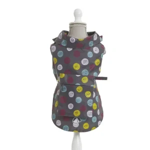 Vysoce Kvalitní Pláštěnka Grey Dots 30 cm