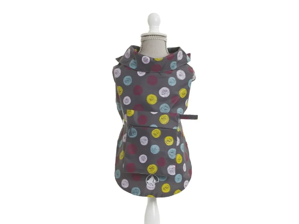 Pláštěnka Grey Dots 35 cm Zlevněný