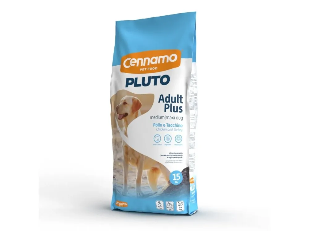 Novinka PLUTO Dog Adult Plus Medium/Maxi 15 kg