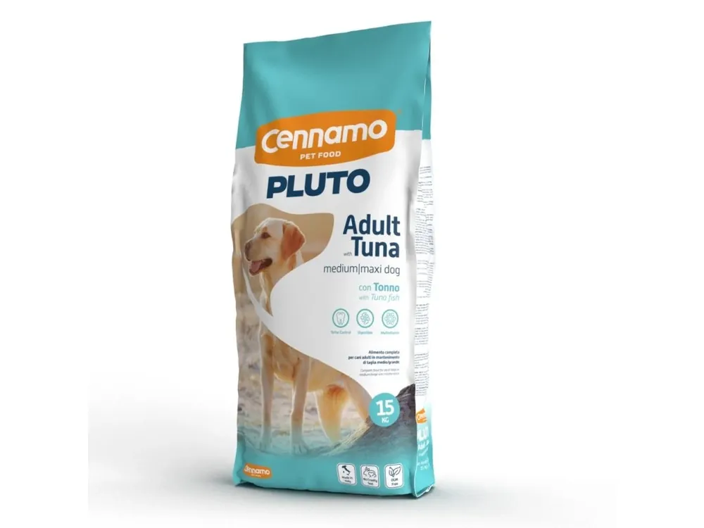 Nejlepší Volba PLUTO Dog Adult Tuna Medium/Maxi 15 kg