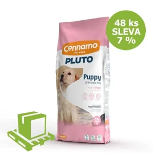 PLUTO Dog Puppy 15 kg (paleta 48 ks) SLEVA 7 % Koupit Online