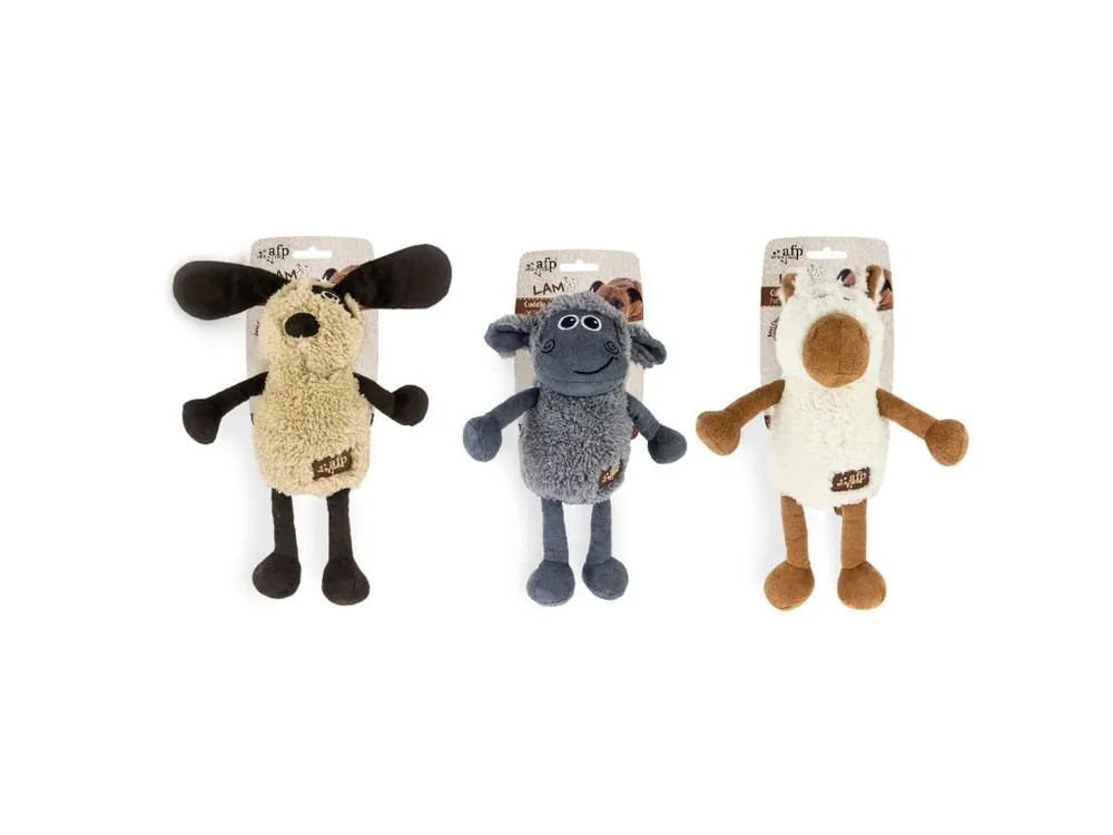 Značkový Plyšová hračka pro psy AFP Lamb Jumbo Plyšové zvířátko s pískátkem, 28 cm