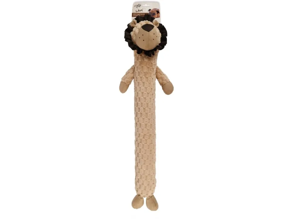 Ověřený Plyšová hračka pro psy AFP Lamb Jumbo Snuggle Straw Lev, 75 cm