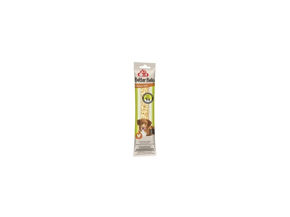 Pochoutka 8in1 Better Bello Chicken Roll L 80g/1ks Akce