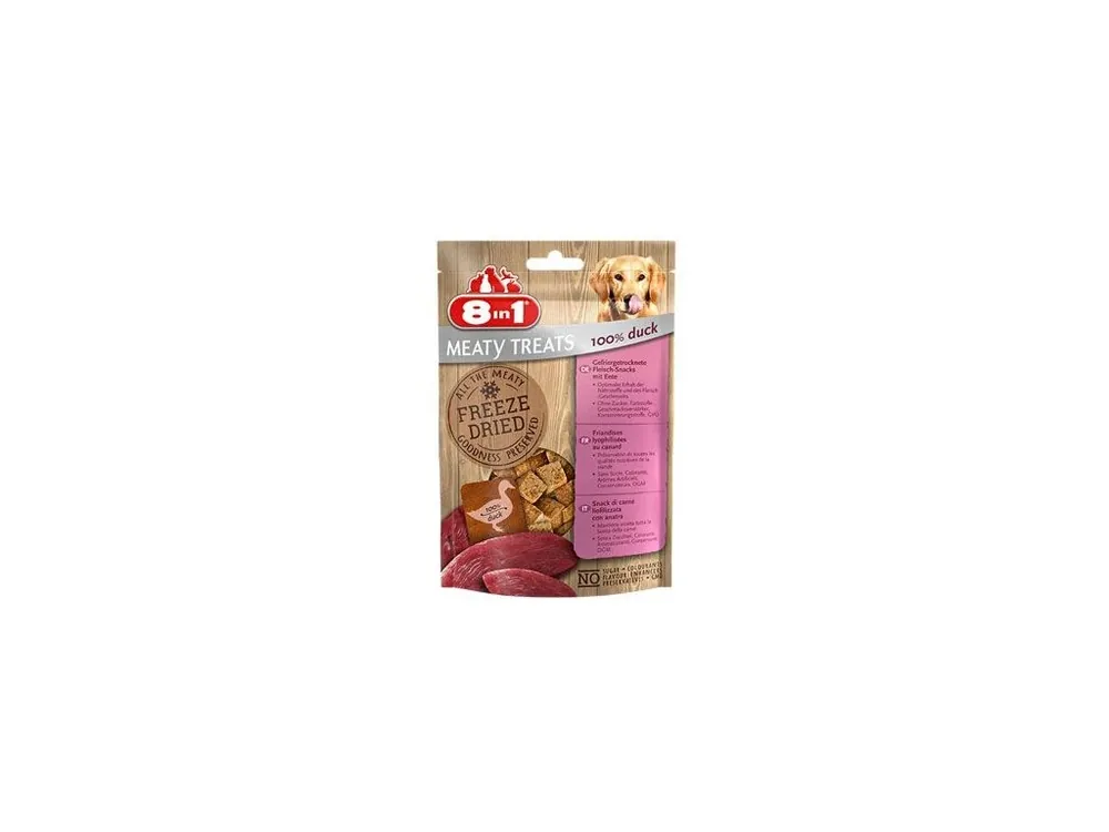 Objednat Nyní Pochoutka 8in1 Meaty Treats FD Duck 50g