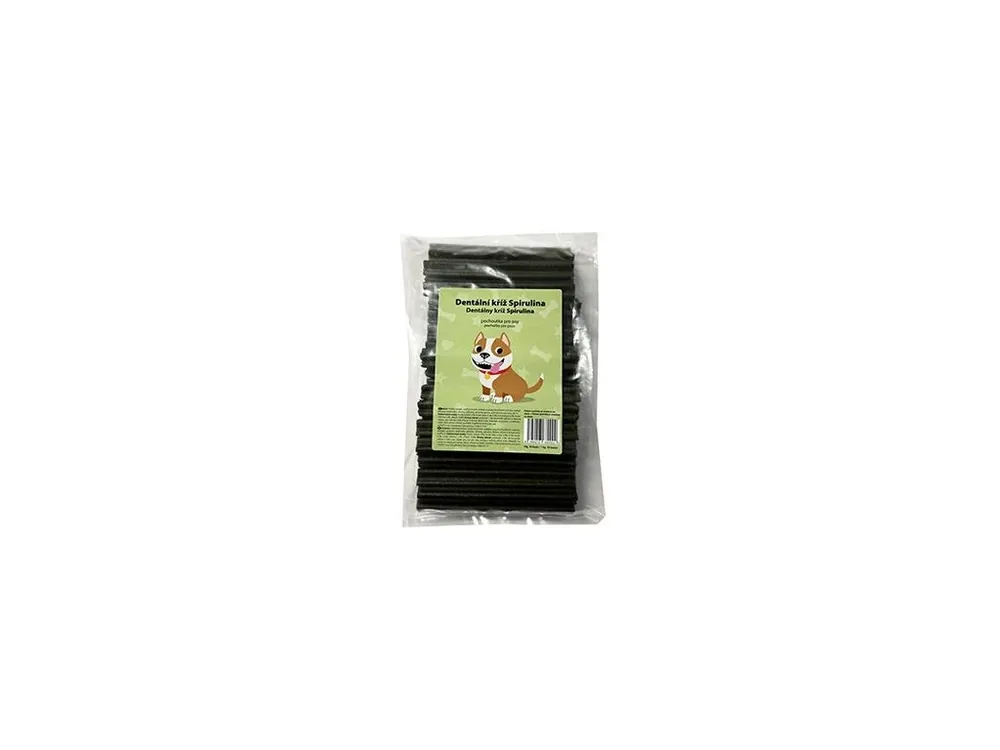 Pochoutka Dentální kříž Spirulina 50ks Nová Kolekce